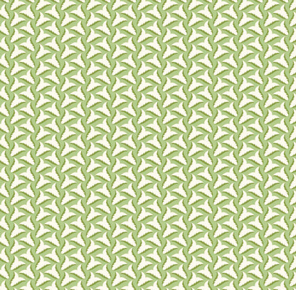 Tiny Tulips Wallpaper - Green