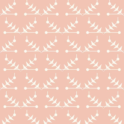 Atomic Trellis Wallpaper - Pink