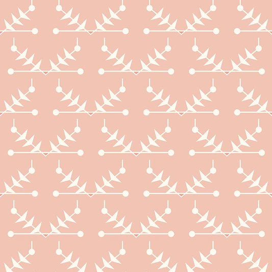 Atomic Trellis Wallpaper - Pink