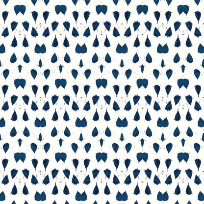 Porcelain Wings Wallpaper -Blue