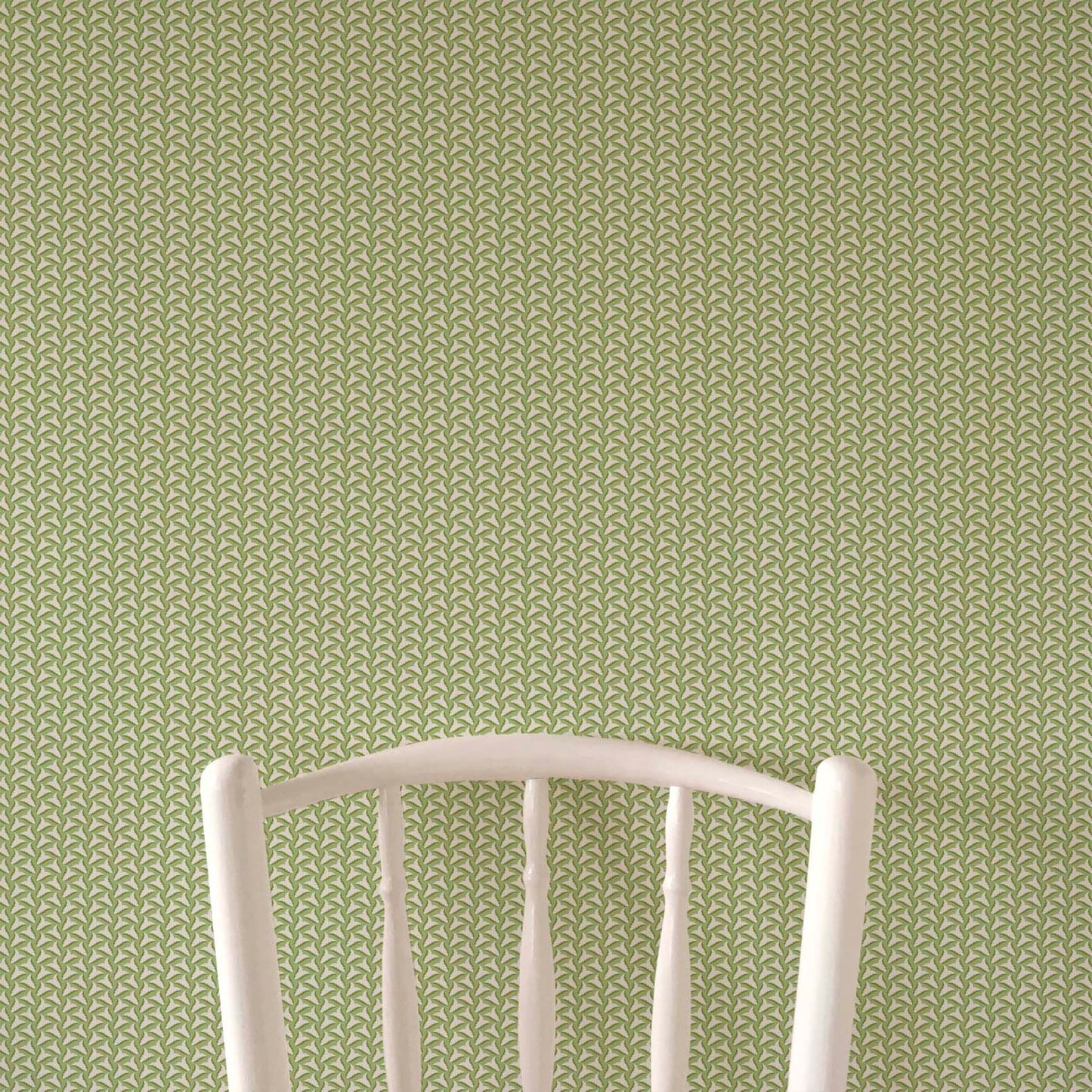 Tiny Tulips Wallpaper - Green