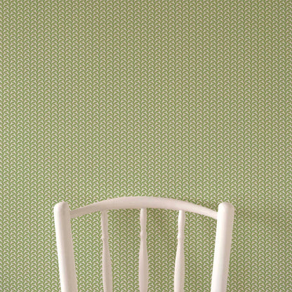 Tiny Tulips Wallpaper - Green