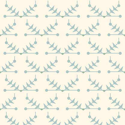 Atomic Trellis Wallpaper - Light Blue