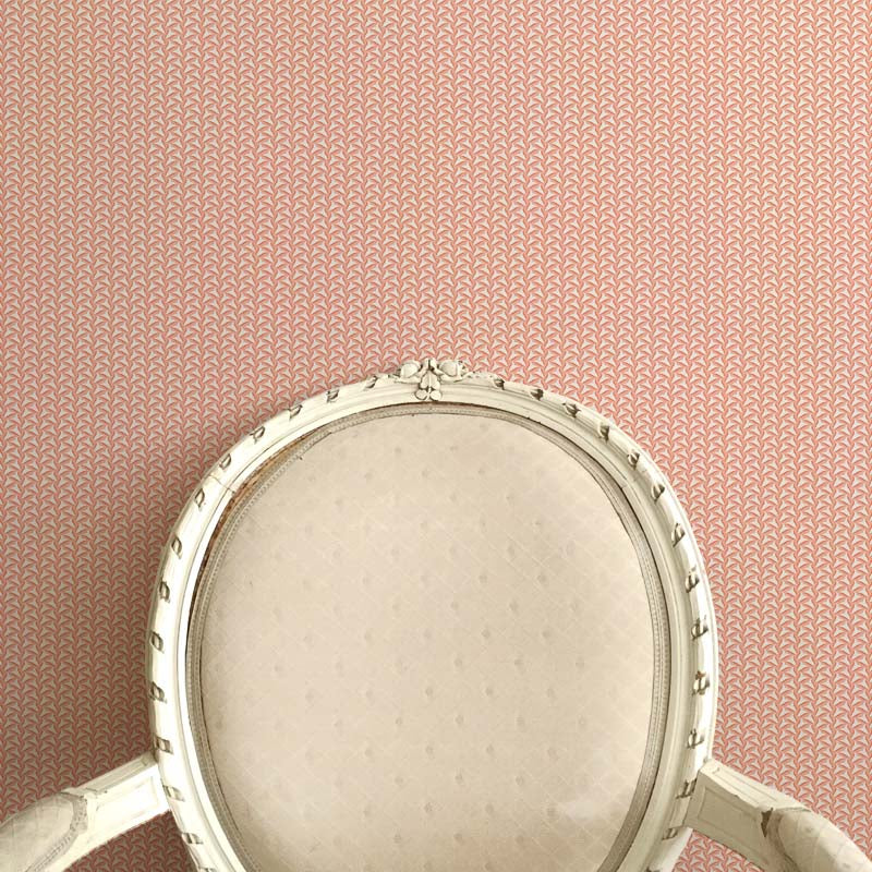 Tiny Tulips Wallpaper - Peach