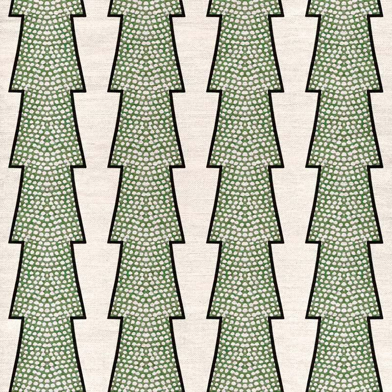 Spot and Arrow Fabric - Green
