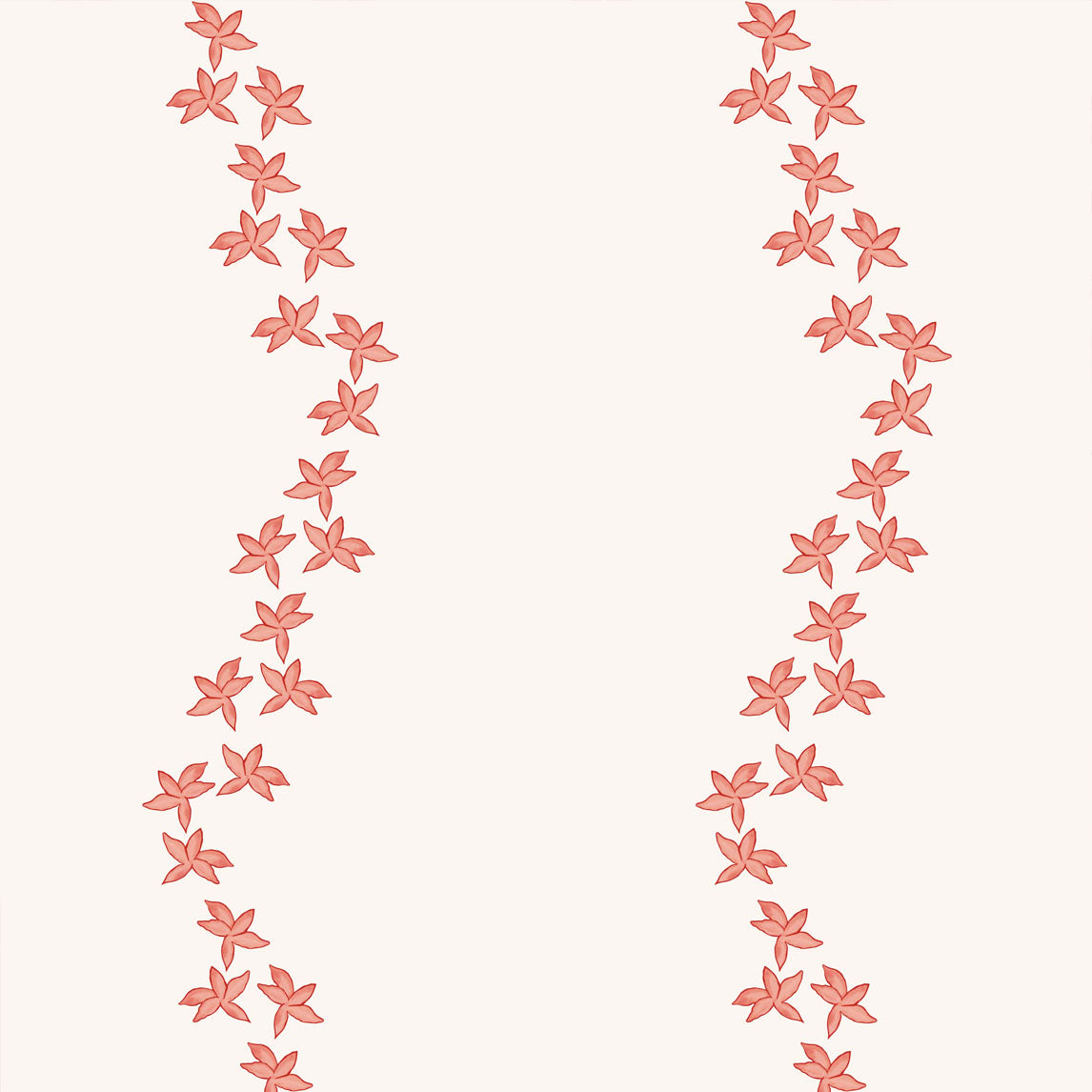 Guirlande Wallpaper - Coral