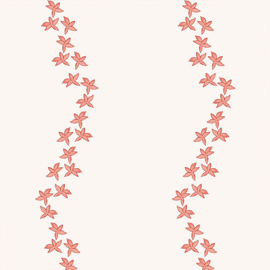 Guirlande Wallpaper - Coral