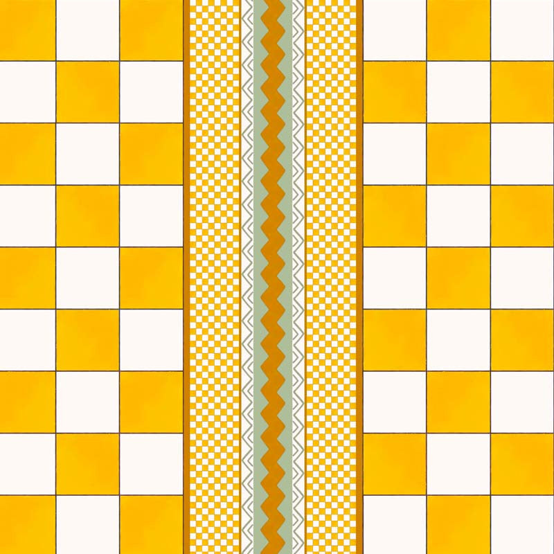 Double Check Wallpaper - Yellow