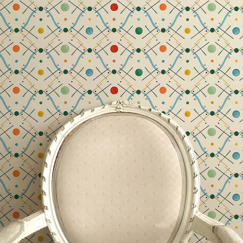 Improvisation Number 1 Wallpaper -Blue