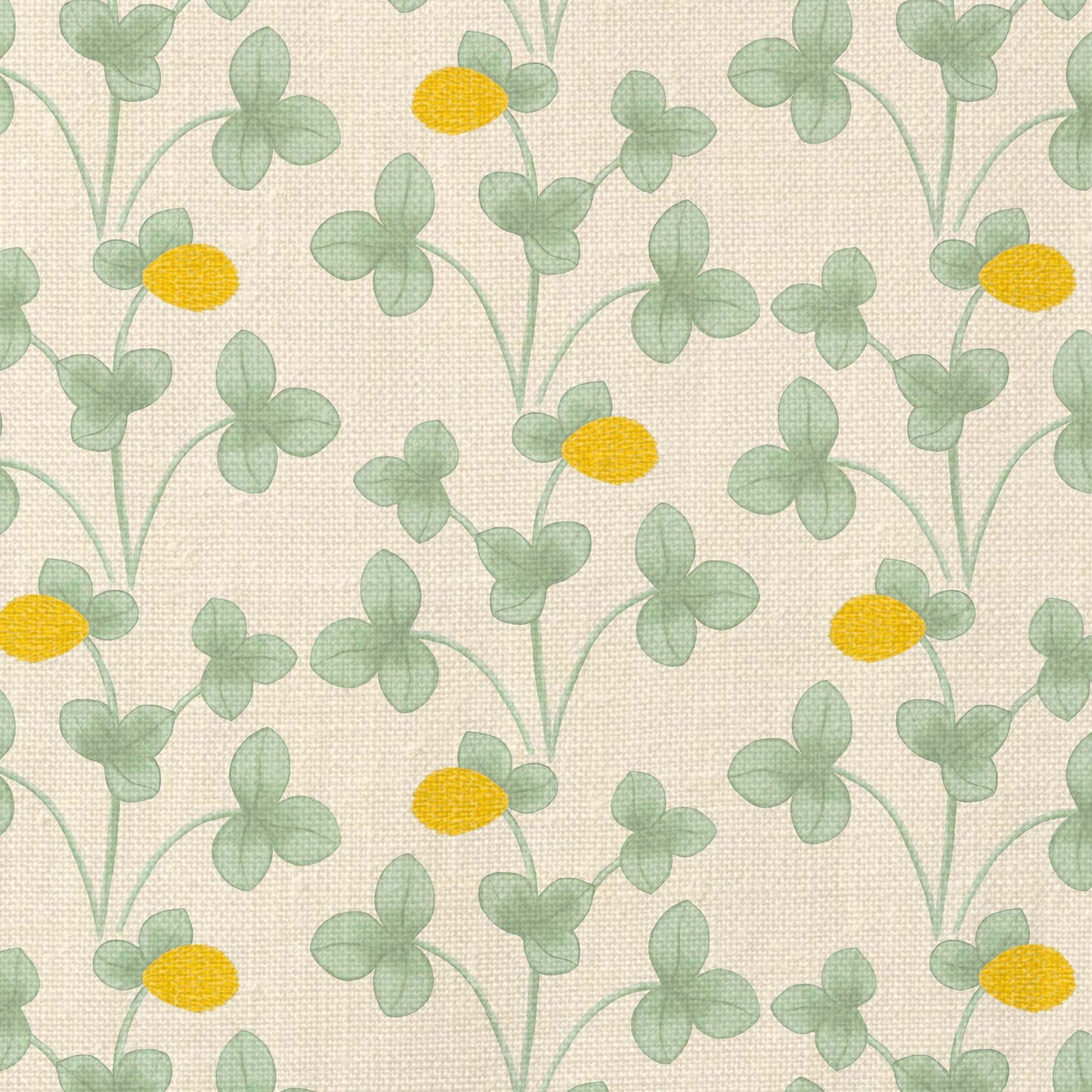 Chintz Constance Fabric Lemon