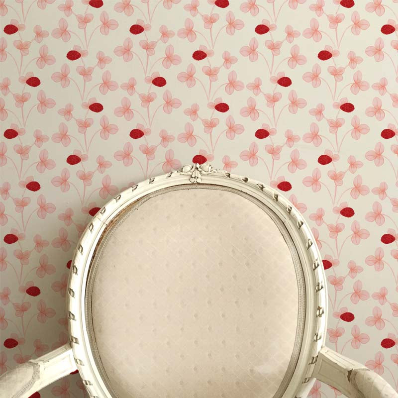Chintz Constance Wallpaper - Pink