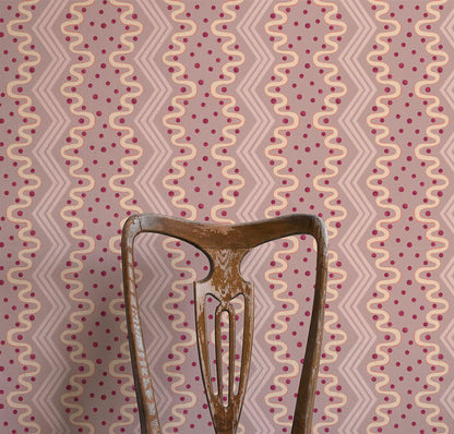 Madame Ziggle Wallpaper - Blueberry Yoghurt