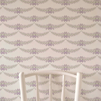 Wisteria Wallpaper - Lilac