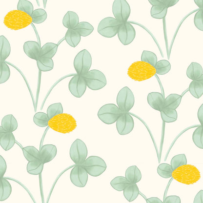 Chintz Constance Wallpaper - Lemon