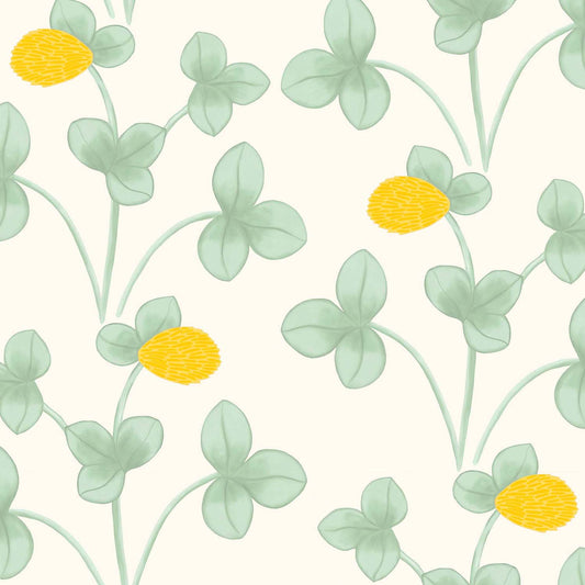 Chintz Constance Wallpaper - Lemon