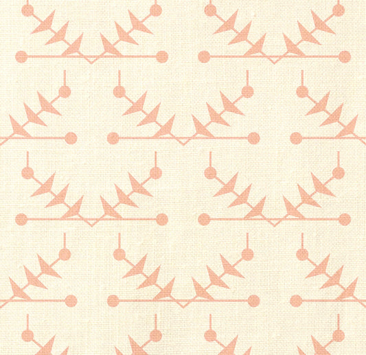 Atomic Trellis Fabric - Pink