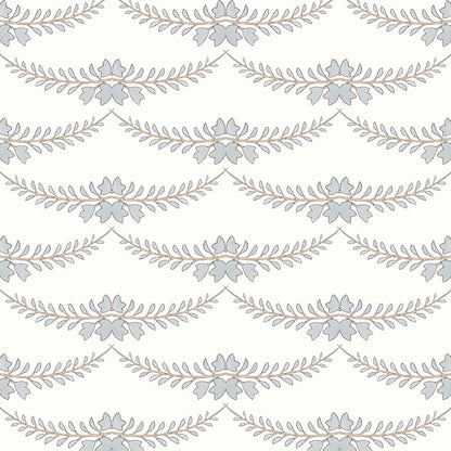 Wisteria Wallpaper - Grey