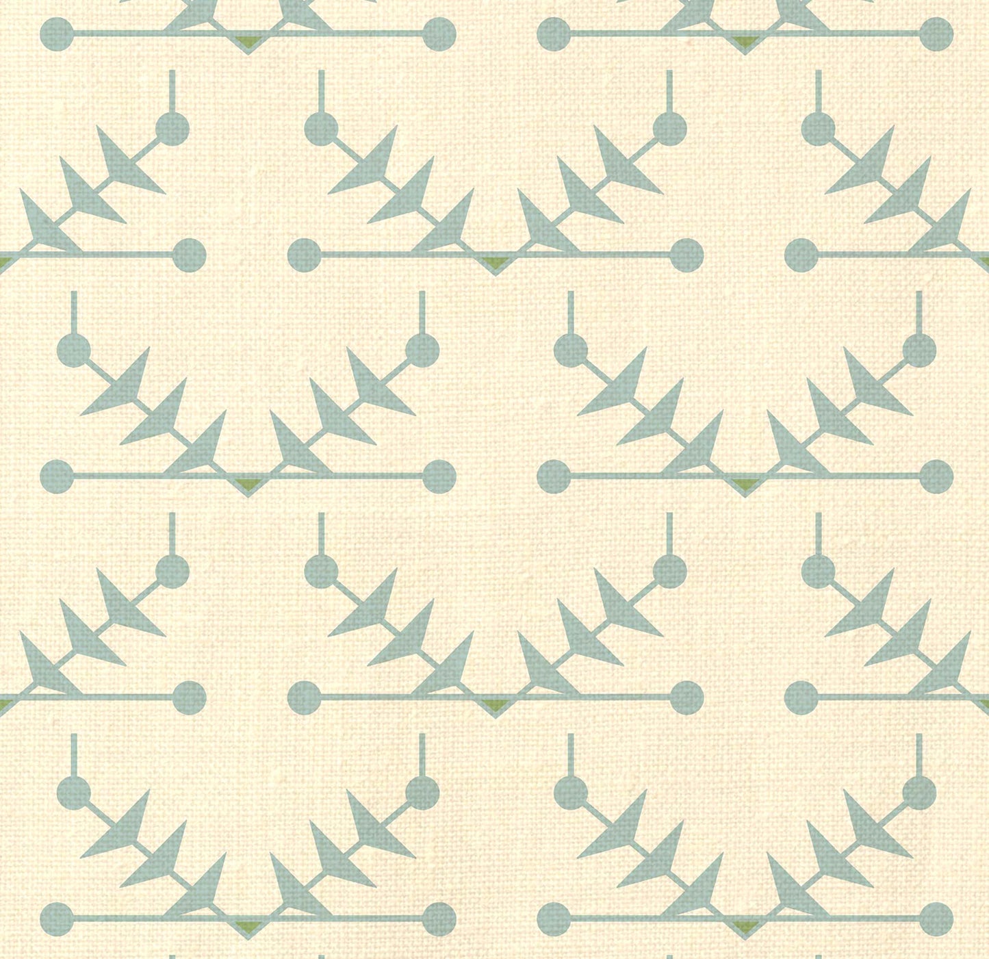 Atomic Trellis Fabric - Light Blue