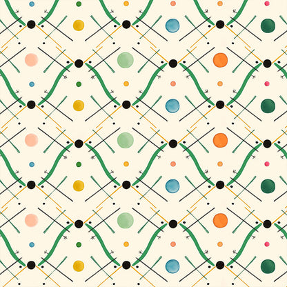Improvisation Number 1 Wallpaper -Green