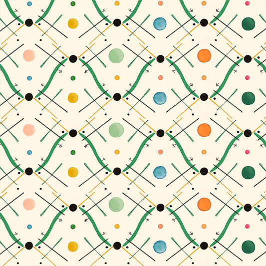 Improvisation Number 1 Wallpaper -Green