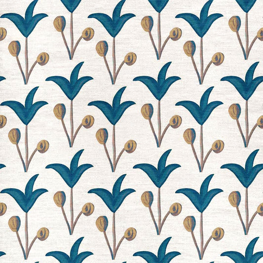 Spring Rhythm Fabric - Blue