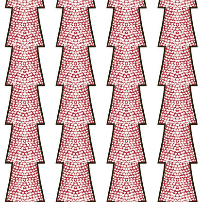 Spot and Arrow Wallpaper - Red