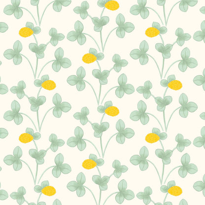 Chintz Constance Wallpaper - Lemon