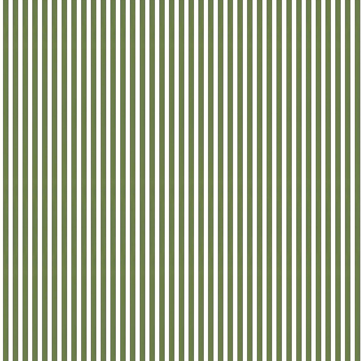 Tuscan Stripes Wallpaper - Green