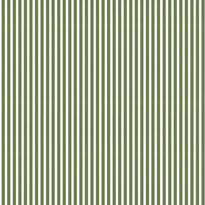 Tuscan Stripes Wallpaper - Green