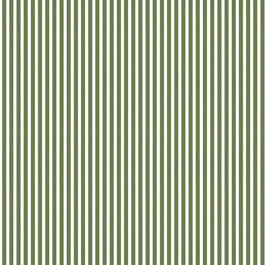 Tuscan Stripes Wallpaper - Green