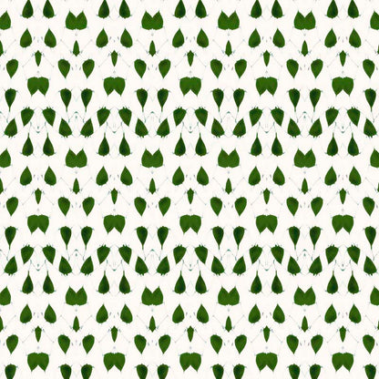 Porcelain Wings Wallpaper - Green