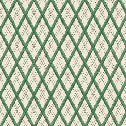 Little Lattice Wallpaper- Green