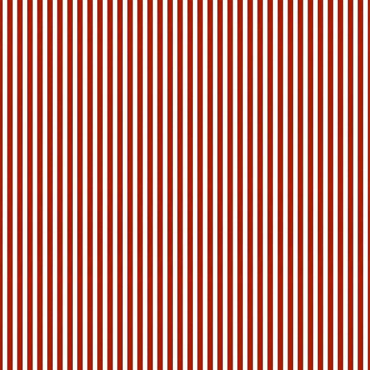 Tuscan Stripes Wallpaper - Red