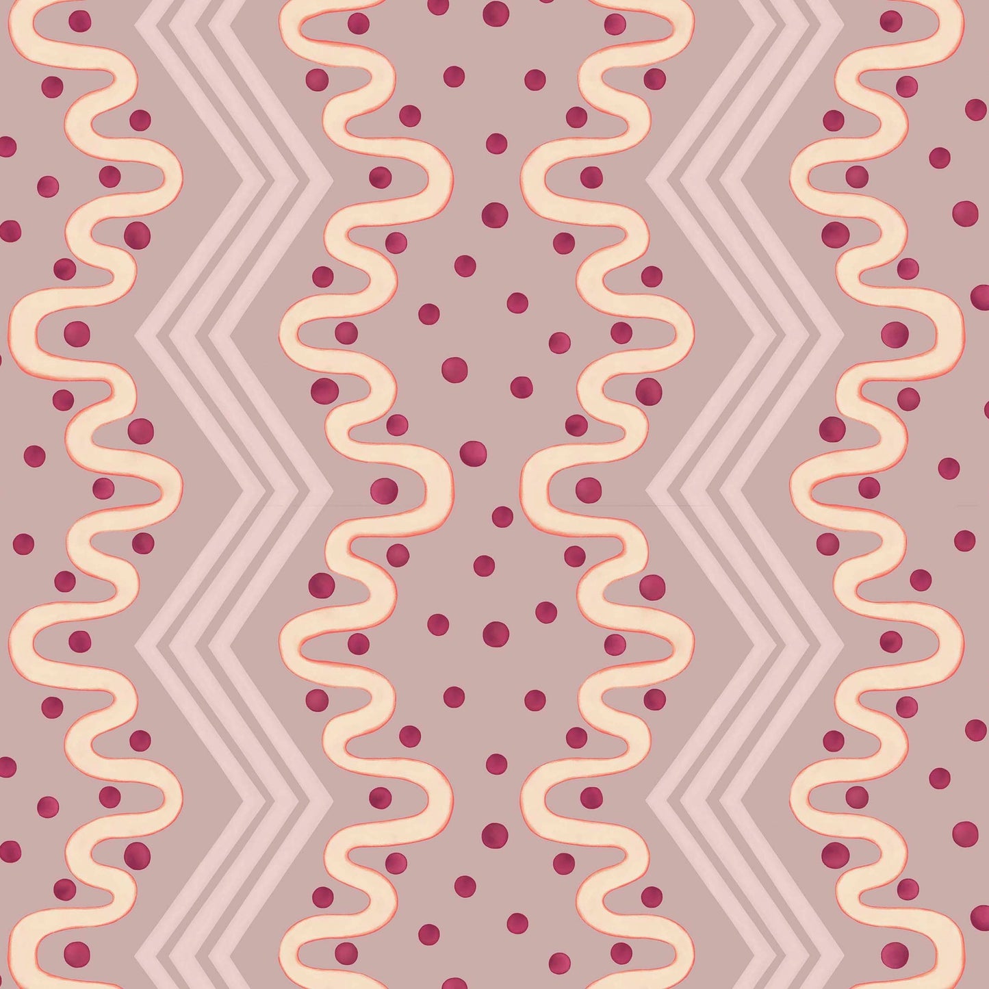 Madame Ziggle Wallpaper - Blueberry Yoghurt