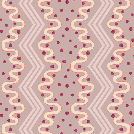 Madame Ziggle Wallpaper - Blueberry Yoghurt