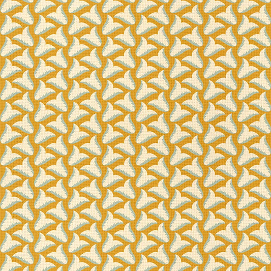 Tiny Tulips Fabric - Yellow