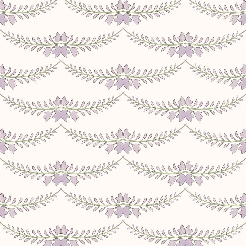 Wisteria Wallpaper - Lilac