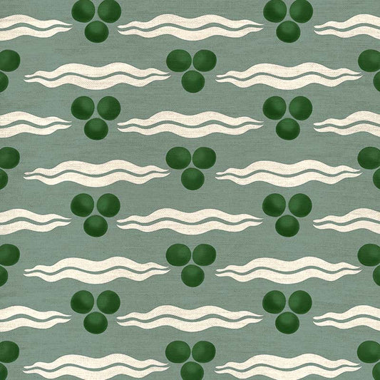 Chintamani Fabric - Antique Green