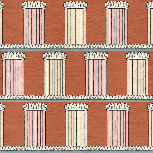 Pillars Fabric - Terra