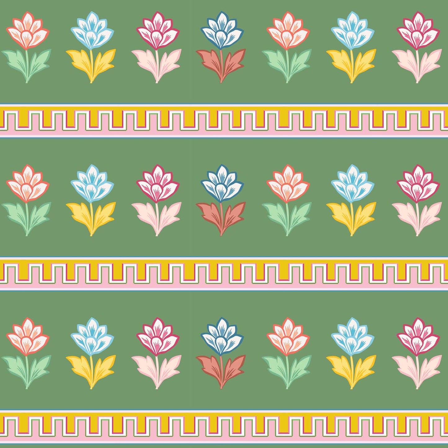 Elysium Wallpaper Green