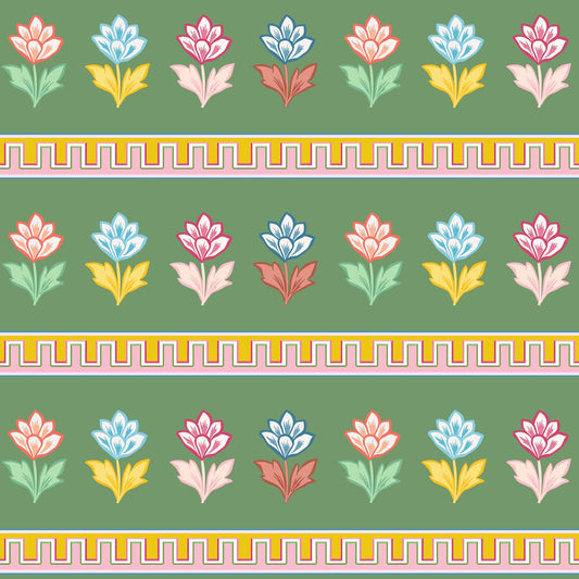 Elysium Wallpaper Green