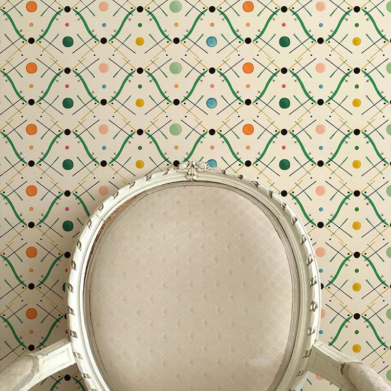 Improvisation Number 1 Wallpaper -Green