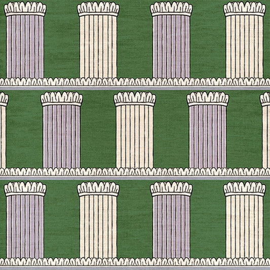 Pillars Fabric - Green