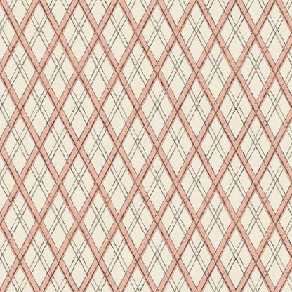 Little Lattice Wallpaper - Pink