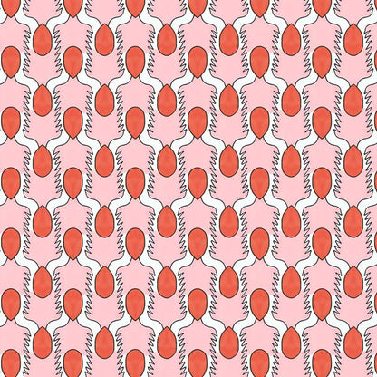 Happy People Wallpaper - Pink
