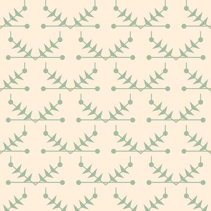 Atomic Trellis Wallpaper - Soft Sage