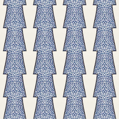 Spot and Arrow Wallpaper - Blue
