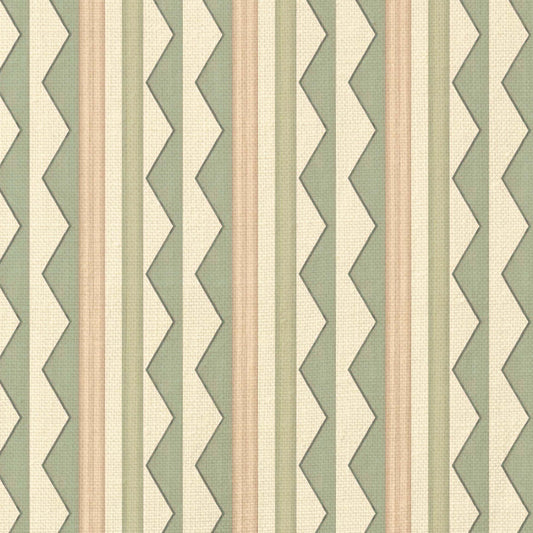 Bloomsbury Stripes Fabric - Soft Sage