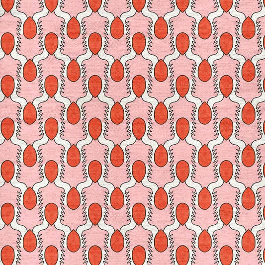 Happy People Fabric - Pink