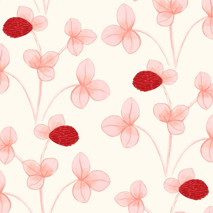 Chintz Constance Wallpaper - Pink